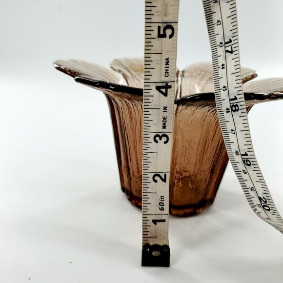 Vikings Glass Floral Design Small Vase-Great Condition - Picture 8 of 8